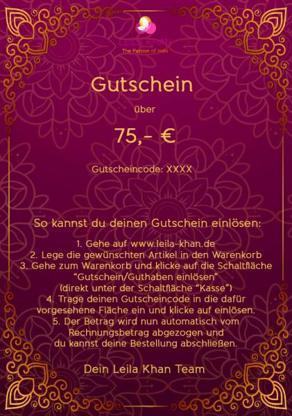 Voucher of 75 €